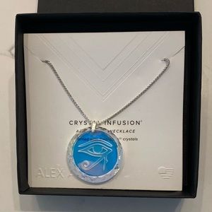 NIB Alex and Ani Eye of Horus Sterling nec…